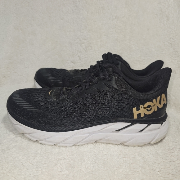 Hoka One One Shoes - Hoka One One Women Size 8 Black Running Shoes 1110509.